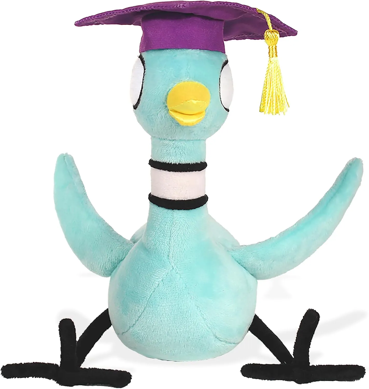 YOTTOY Mo Willems Collection | The Pigeon Graduation Stuffed Animal Plush Toy–6.5”