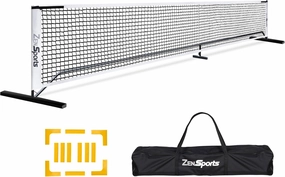 ZENY Portable Pickleball Net Set System with Metal Frame and 22FT Regulation Size Pickball Net with Carry Bag for Backyard, Driveways, Outdoor Game