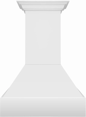 ZLINE 30 in. Wooden Wall Mount Range Hood in Rustic Bright White Finish (355WW-30)